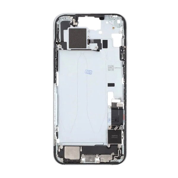 Midterramme med smådele til iPhone 15 Plus - Blå OEM