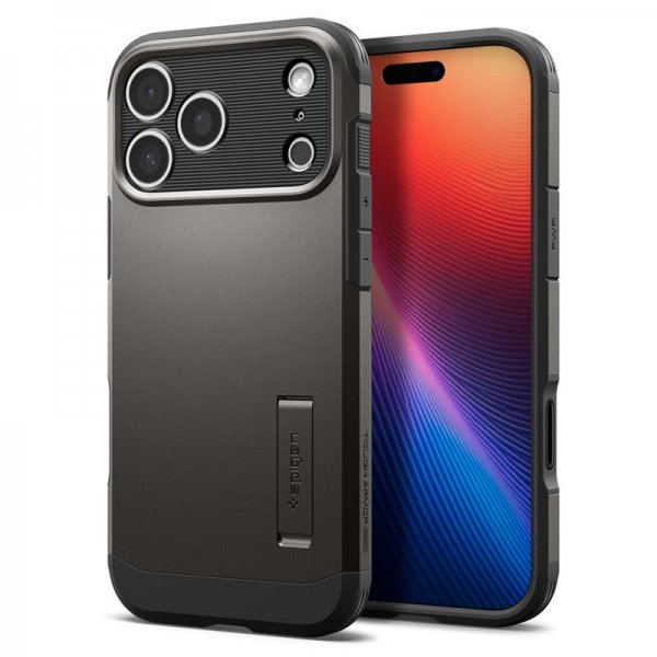 Spigen iPhone 17 Pro Max Cover Tough Armor T MagFit Gunmetal