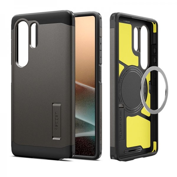 Spigen Samsung Galaxy S25 Ultra Cover Tough Armor MagFit Gunmetal