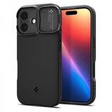 Spigen iPhone 17 Cover Optik Armor MagFit Sort