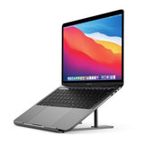 ALOGIC Metro Justerbart og transportabelt foldbart notebookstativ Space Grey