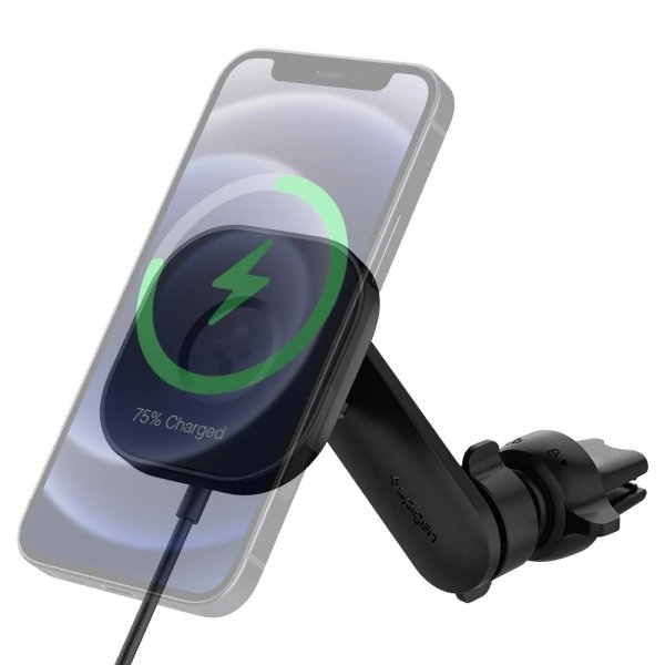Spigen Bilholder OneTap Magnetic Car Mount Air Vent Wireless Charging Sort