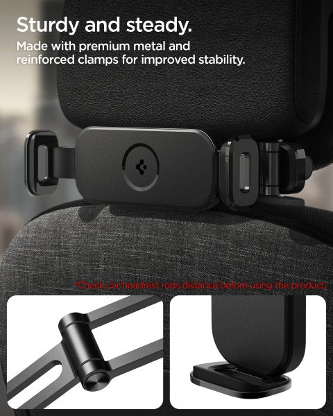 Spigen OneTap Universal Tablet Mount til bil nakkestøtte UTS45 Sort