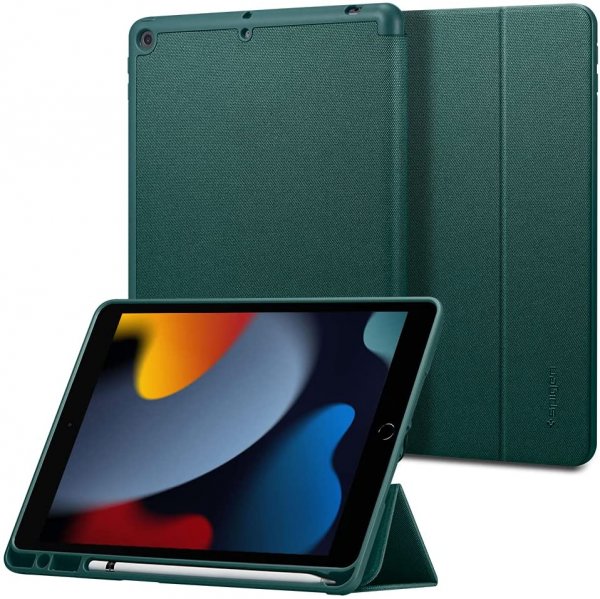 Spigen iPad 10.2 (gen 7/8/9) Cover Urban Fit Midnight Green