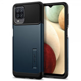 Spigen Samsung Galaxy A12 Cover Slim Armor Metal Slate