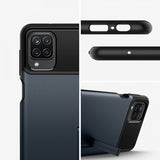 Spigen Samsung Galaxy A12 Cover Slim Armor Metal Slate