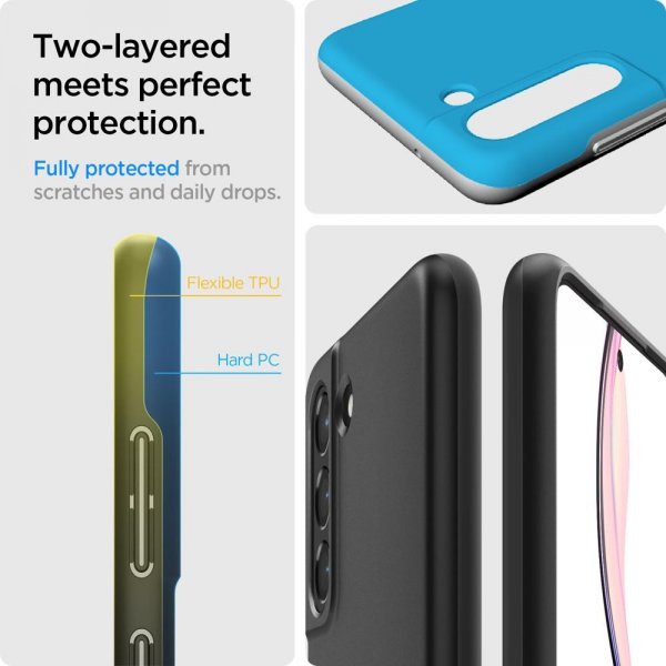 Spigen Samsung Galaxy S21 FE Cover Thin Fit Sort