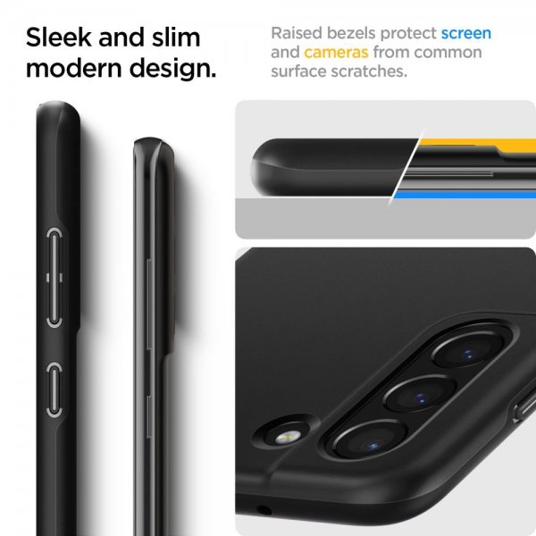 Spigen Samsung Galaxy S21 FE Cover Thin Fit Sort