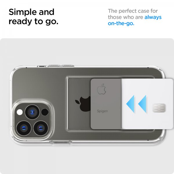 Spigen iPhone 13 Pro Cover Crystal Slot Crystal Clear