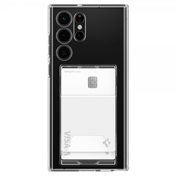 Spigen Samsung Galaxy S22 Ultra Cover Crystal Slot Dual Crystal Clear
