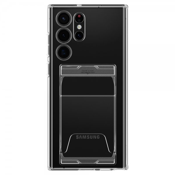 Spigen Samsung Galaxy S22 Ultra Cover Crystal Slot Dual Crystal Clear