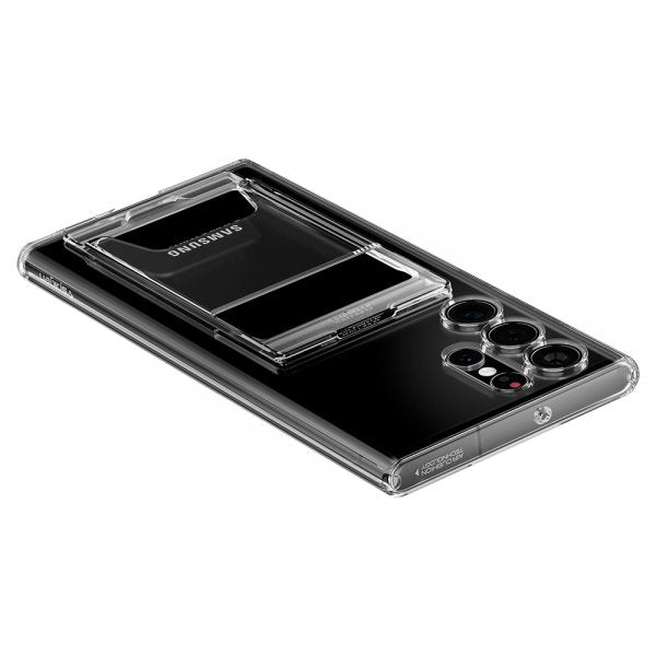 Spigen Samsung Galaxy S22 Ultra Cover Crystal Slot Dual Crystal Clear