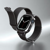 Spigen Apple Watch 45mm Skal med Rem Metal Fit Pro Graphite