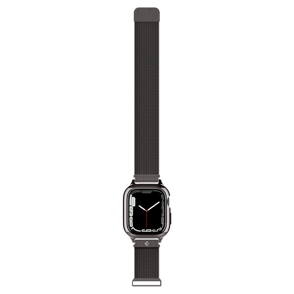 Spigen Apple Watch 45mm Skal med Rem Metal Fit Pro Graphite