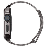 Spigen Apple Watch 45mm Skal med Rem Metal Fit Pro Graphite