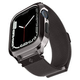 Spigen Apple Watch 45mm Skal med Rem Metal Fit Pro Graphite