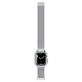 Spigen Apple Watch 40mm Skal med Armbånd Metal Fit Pro Sølv