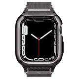 Spigen Apple Watch 40mm Skal med Armbånd Metal Fit Pro Graphite