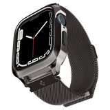 Spigen Apple Watch 40mm Skal med Armbånd Metal Fit Pro Graphite