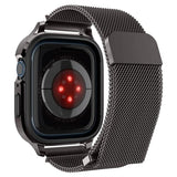 Spigen Apple Watch 40mm Skal med Armbånd Metal Fit Pro Graphite