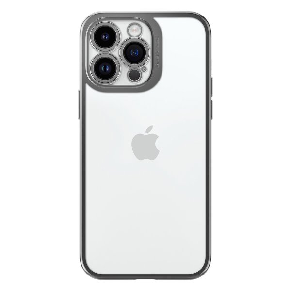 Spigen iPhone 14 Pro Max Cover Optik Crystal Chrome Gray
