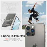 Spigen iPhone 14 Pro Max Cover med Skærmbeskyttelse Crystal Pack Crystal Clear