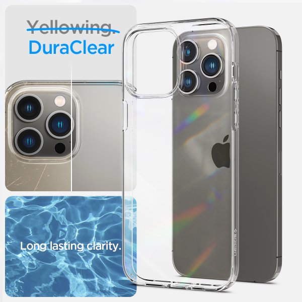 Spigen iPhone 14 Pro Max Cover med Skærmbeskyttelse Crystal Pack Crystal Clear