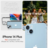 Spigen iPhone 14 Plus Cover Optik Crystal Chrome Gray