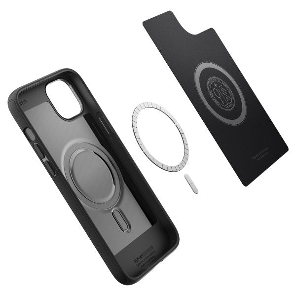 Spigen iPhone 14 Plus Cover Mag Armor MagFit Mat Sort