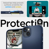 Spigen iPhone 14 Plus Cover Mag Armor MagFit Navy Blue
