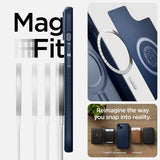 Spigen iPhone 14 Plus Cover Mag Armor MagFit Navy Blue