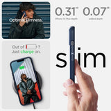 Spigen iPhone 14 Plus Cover Mag Armor MagFit Navy Blue