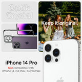 Spigen iPhone 14 Pro Cover Optik Crystal Chrome Gray