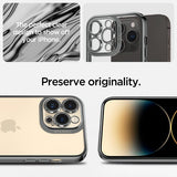Spigen iPhone 14 Pro Cover Optik Crystal Chrome Gray