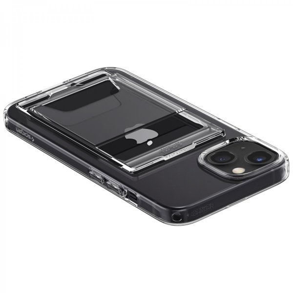 Spigen iPhone 14 Plus Cover Crystal Slot Dual Crystal Clear