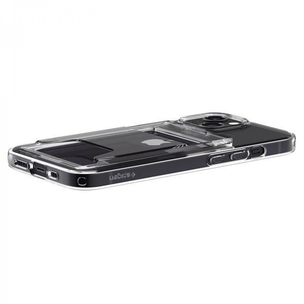 Spigen iPhone 14 Plus Cover Crystal Slot Dual Crystal Clear