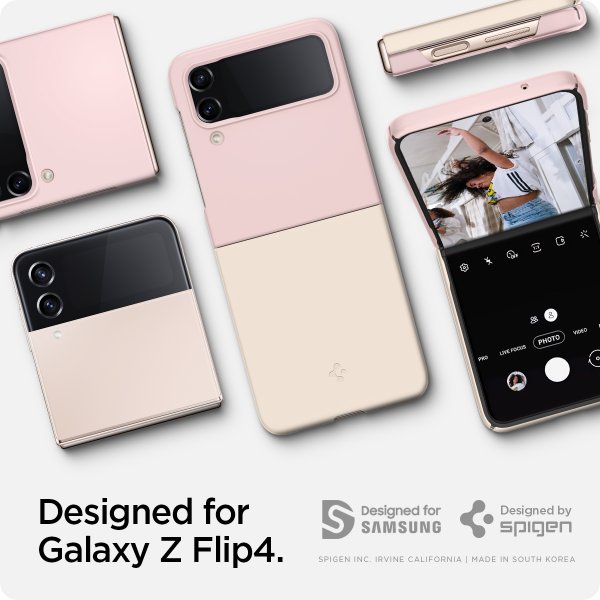 Spigen Samsung Galaxy Z Flip 4 Cover AirSkin Cotton Pink