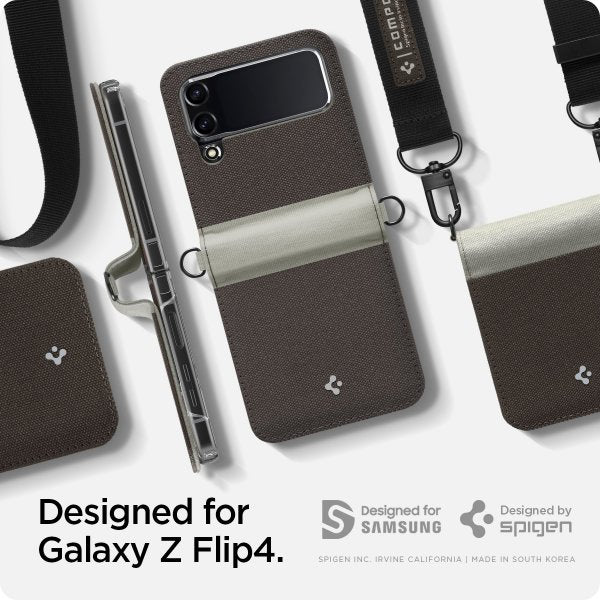 Spigen Samsung Galaxy Z Flip 4 Cover Compoty Tan