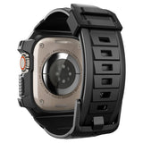 Spigen Apple Watch Ultra Etui og Rem Rugged Armor Pro Sort