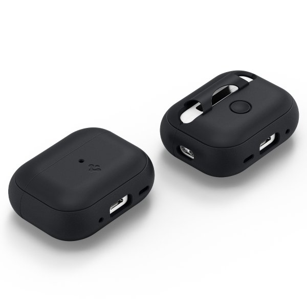 Spigen AirPods Pro 2 Cover Silicone Fit Sort