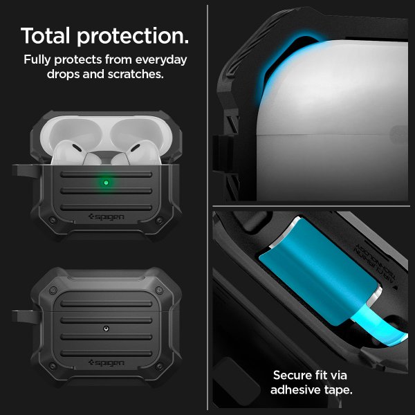 Spigen AirPods Pro 2 Cover Tough Armor MagSafe Sort