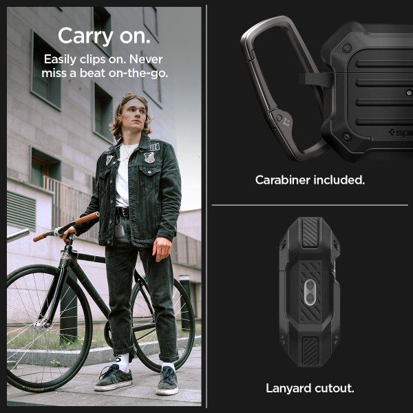 Spigen AirPods Pro 2 Cover Tough Armor MagSafe Sort