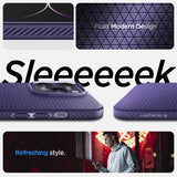 Spigen iPhone 14 Pro Max Cover Liquid Air Deep Purple
