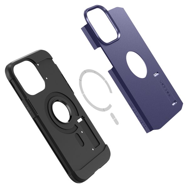 Spigen iPhone 14 Pro Max Cover Tough Armor MagFit Deep Purple