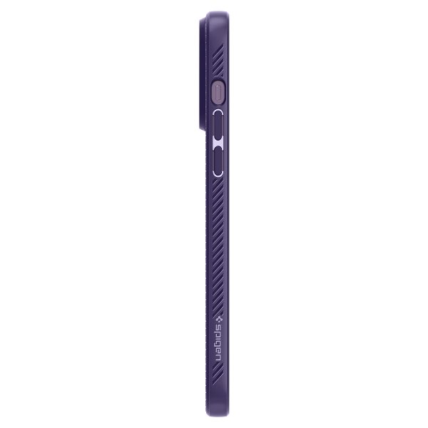 Spigen iPhone 14 Pro Cover Liquid Air Deep Purple