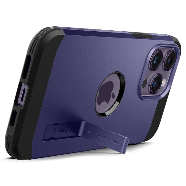 Spigen iPhone 14 Pro Cover Tough Armor MagFit Deep Purple
