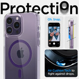 Spigen iPhone 14 Pro Max Cover Ultra Hybrid MagFit Deep Purple