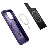 Spigen iPhone 14 Pro Max Cover Mag Armor MagFit Deep Purple