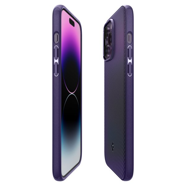 Spigen iPhone 14 Pro Max Cover Mag Armor MagFit Deep Purple
