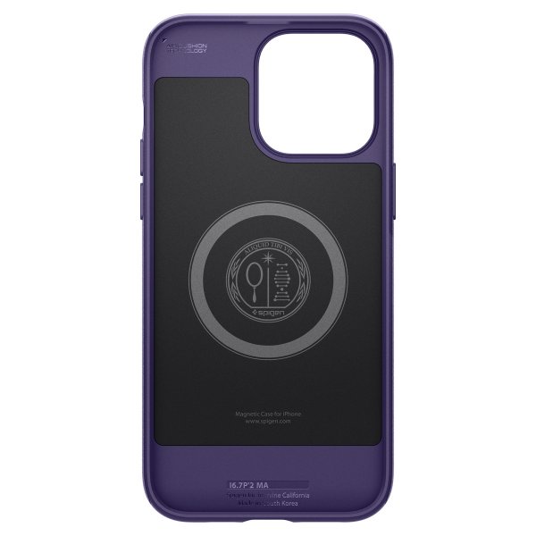 Spigen iPhone 14 Pro Cover Mag Armor MagFit Deep Purple
